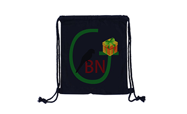2 Sides Drawstring Bag