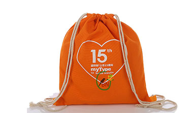 Cotton Drawstring Handbag