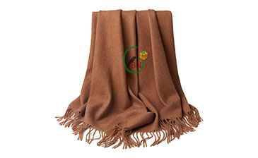 Solid Color Winter Wool Shawl